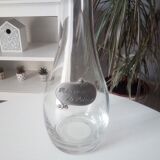Vintage decanter to decant with thermometer cap