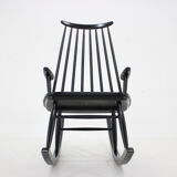 1960s Varjosen Puunjalostus Beech Rocking Chair, Finland