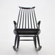 1960s Varjosen Puunjalostus Beech Rocking Chair, Finland