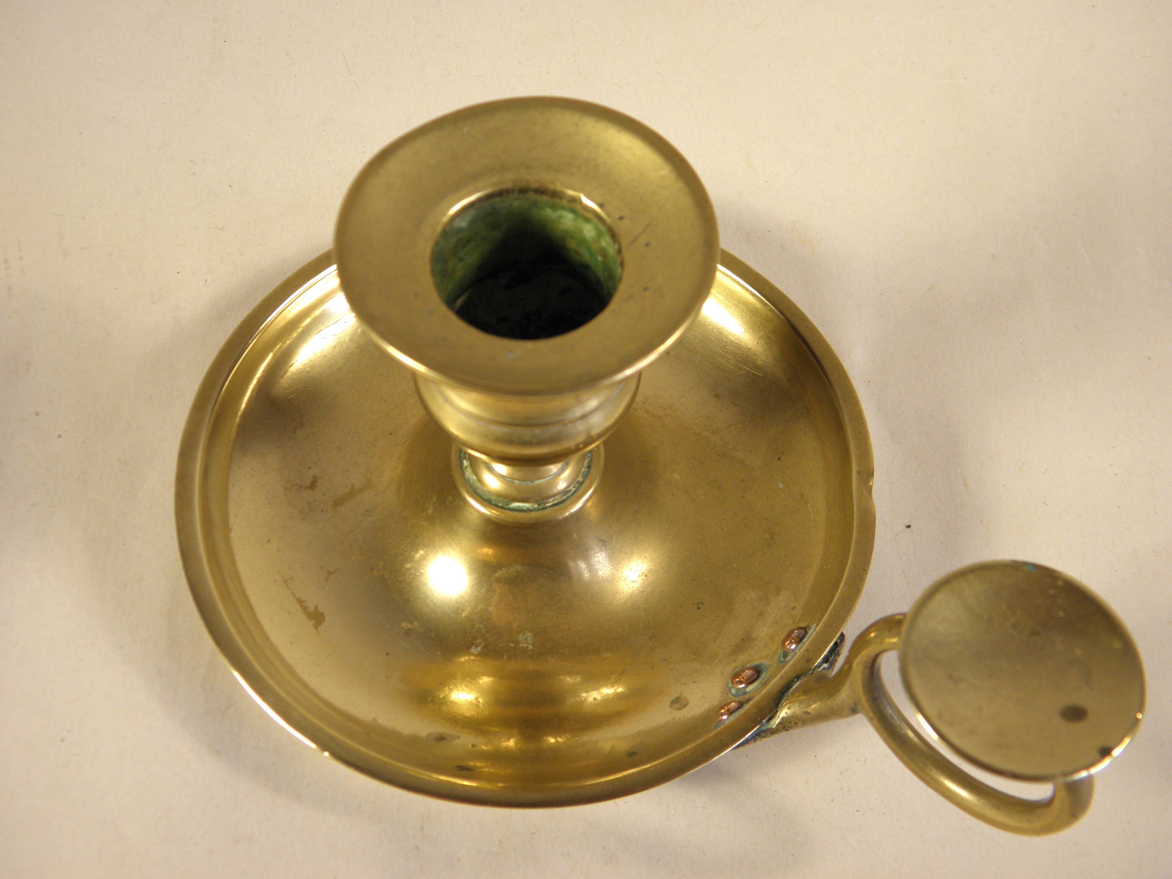 Brass candle holder 1970