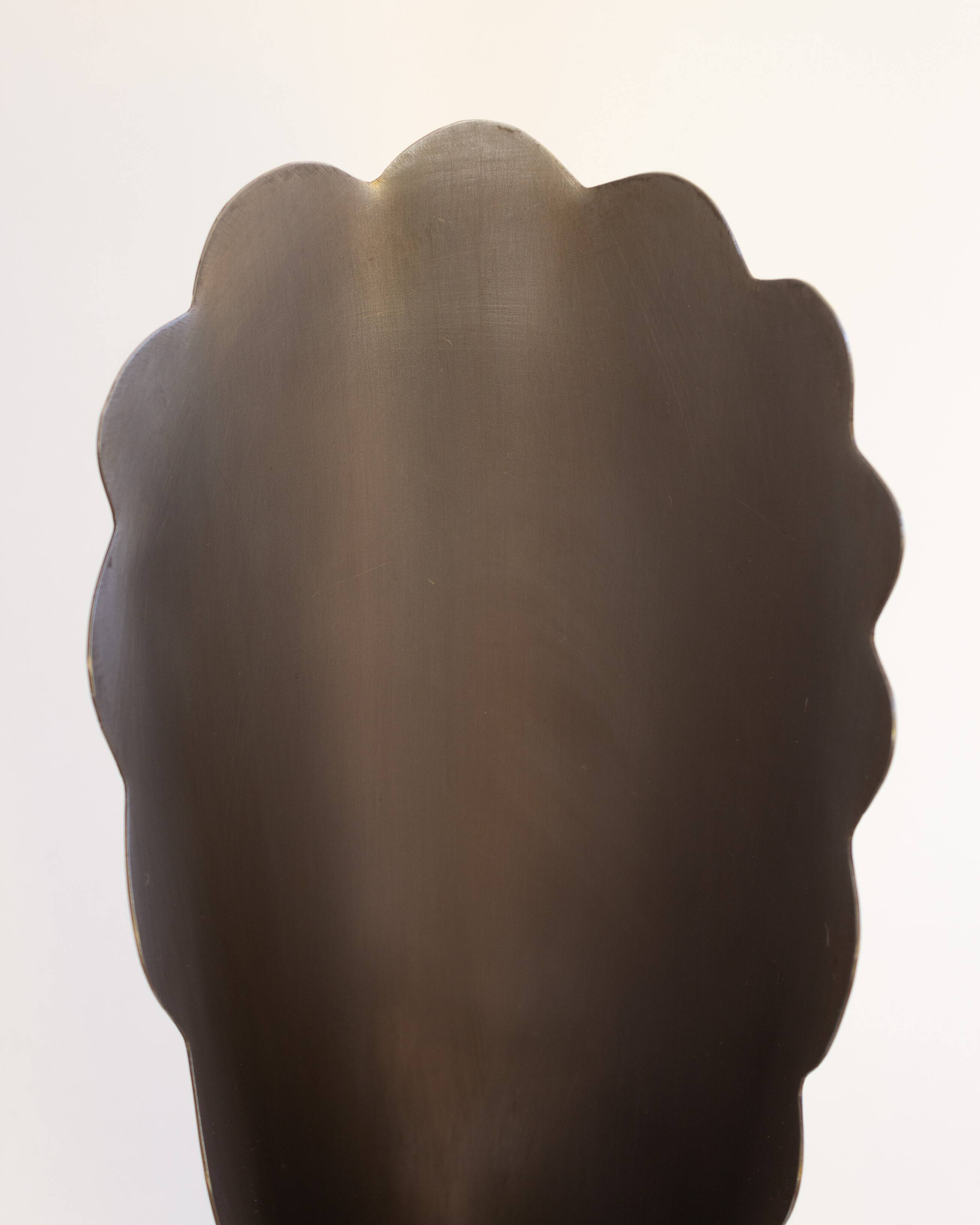 Pair of brushed steel lamps⎮60s, 70s