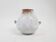 White glazed ceramic vase by Mobach, The Netherlands 1950's