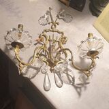 1 Applique prisme de cristal  2 feux