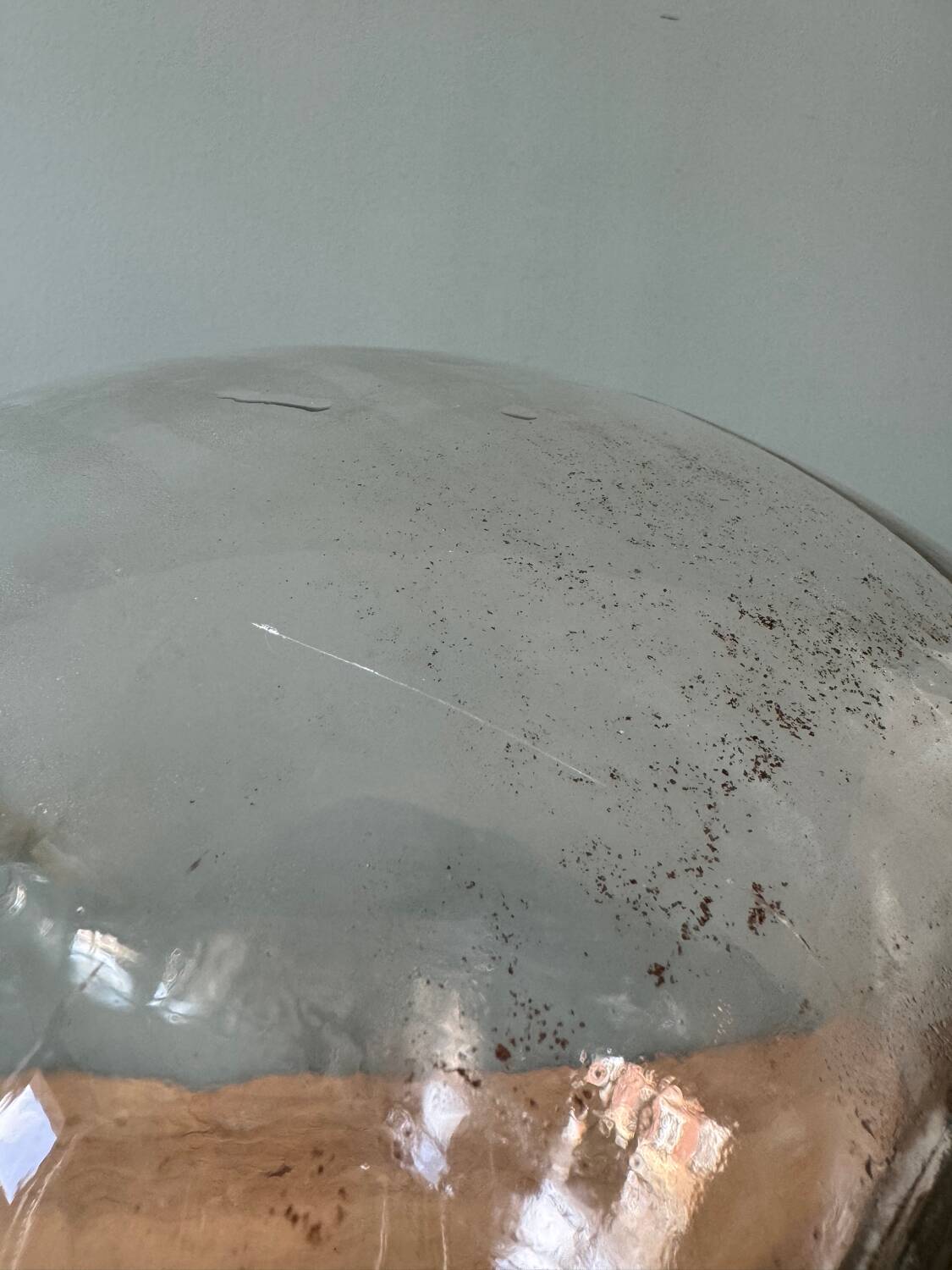 Old transparent Dame Jeanne 30L