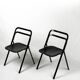 Lot de 4 chaises pliantes « Clio » de Giorgio Cattelan