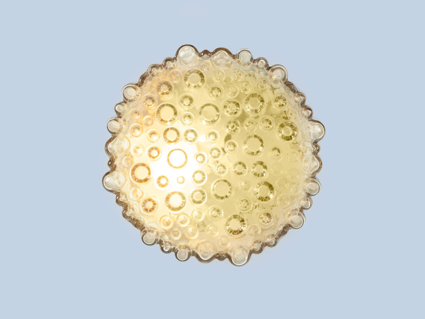 1960s bubble glass ceiling lamp
