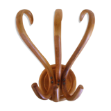 Coat rack curved wooden