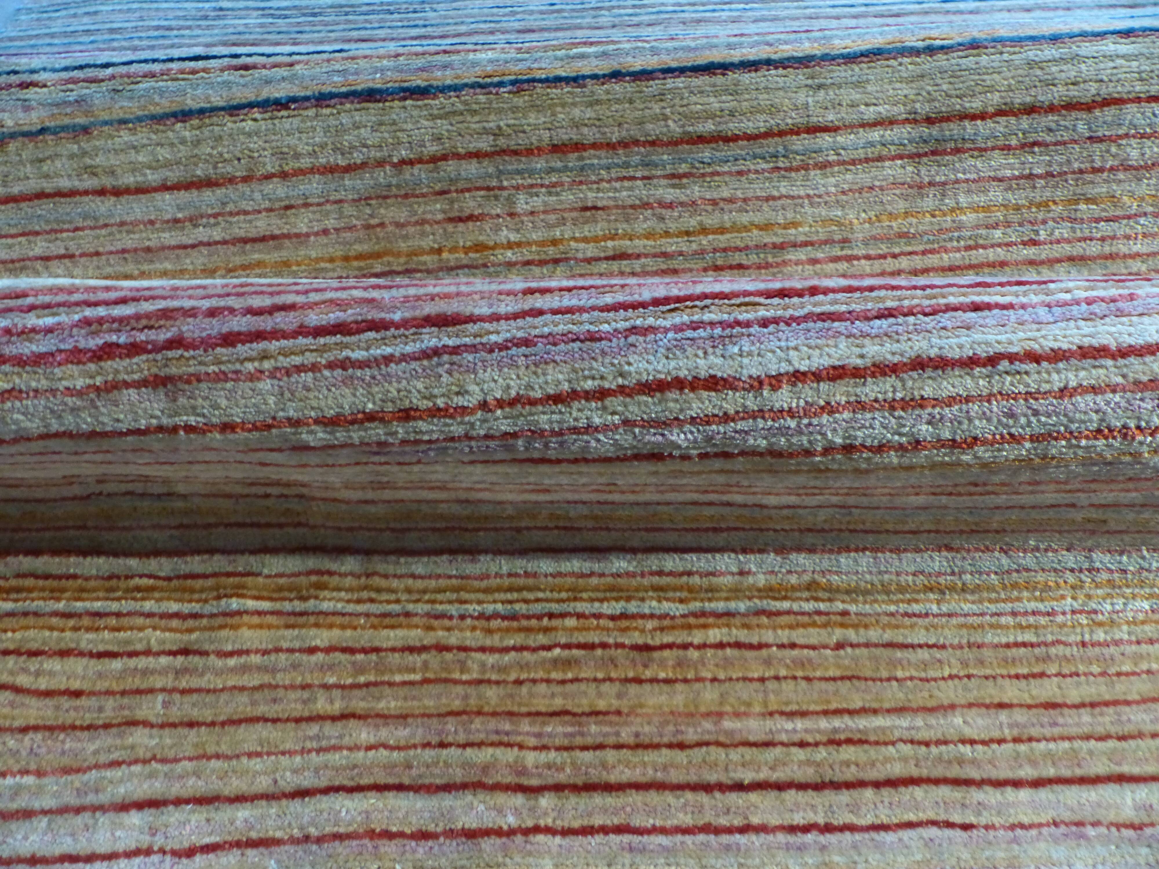 Multicoloured carpet in wool 175x107cm