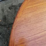 Danish teak dining table from the 1971s with extension cord