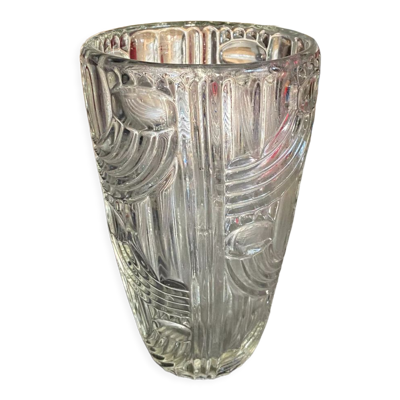 Verre sculpté art déco