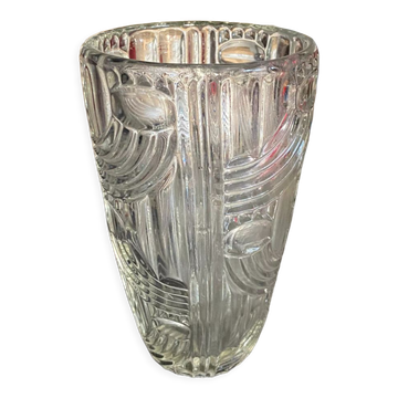 Art Deco carved glass