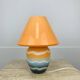 Lampe champignon verre années 80, vintage