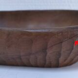 Solid wood pocket emptier, gouged