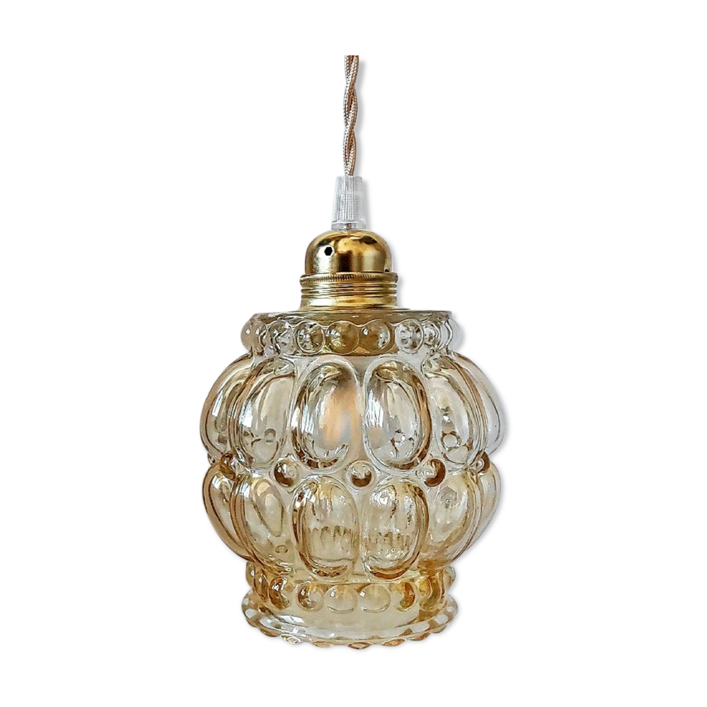 Vintage amber walkman