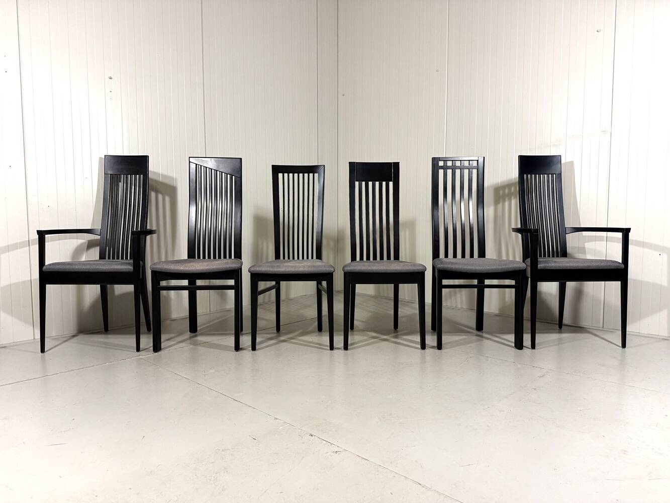 Chaises de salle à manger Tonon Italie par Wolf Schmidt Bandelow années 1980.