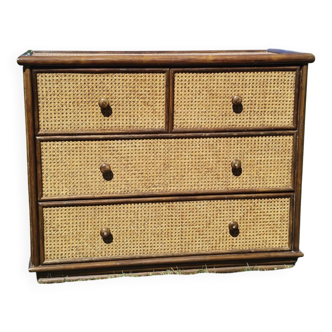 Commode en Rotin