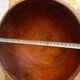 Large vintage monoxyle wooden bowl H 18 / D neck 30 cm