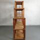 Pine staircase shelf design bauhaus circa 80