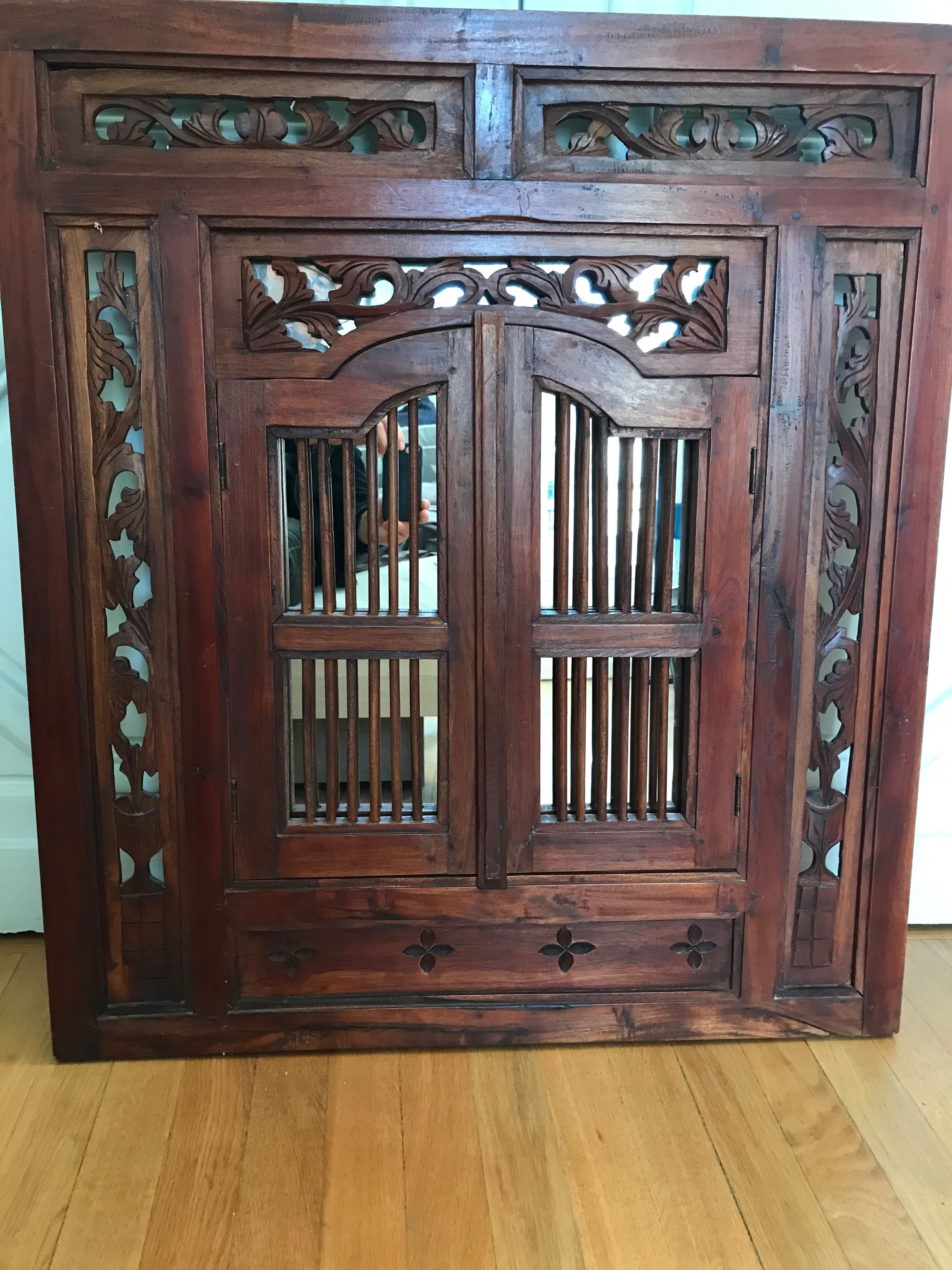 Indian style mirror - 80x80cm