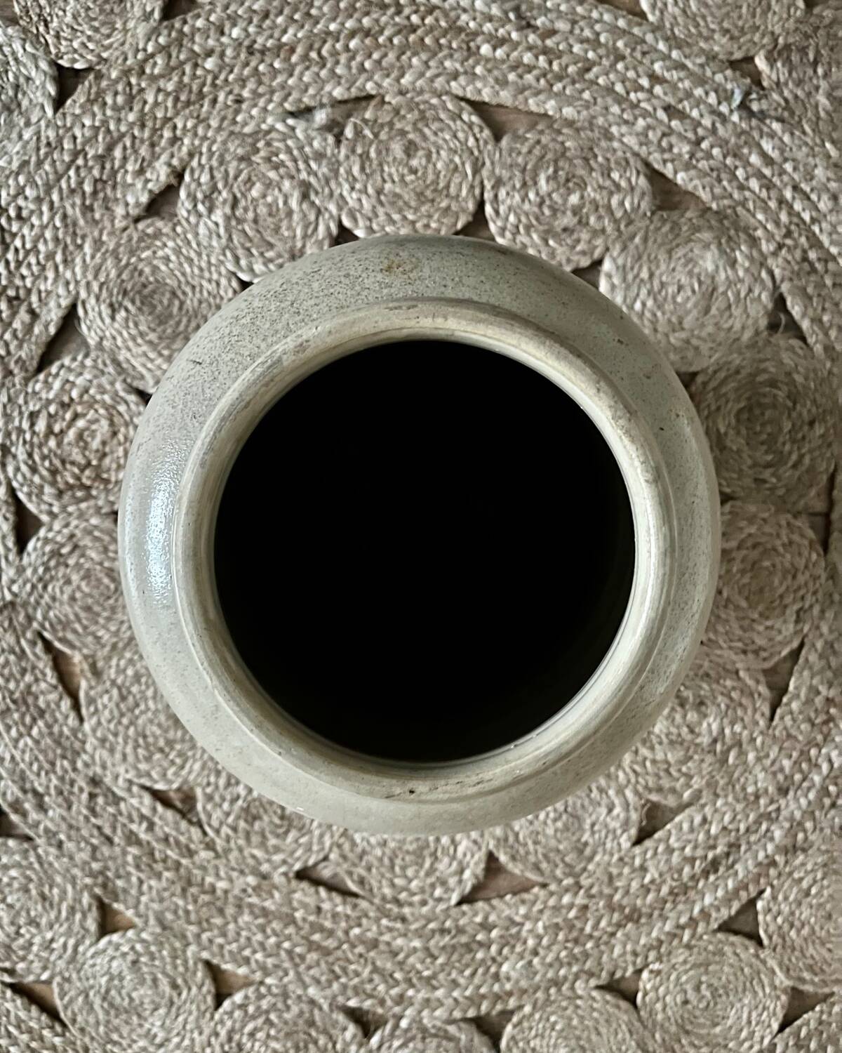 Large glazed stoneware vase