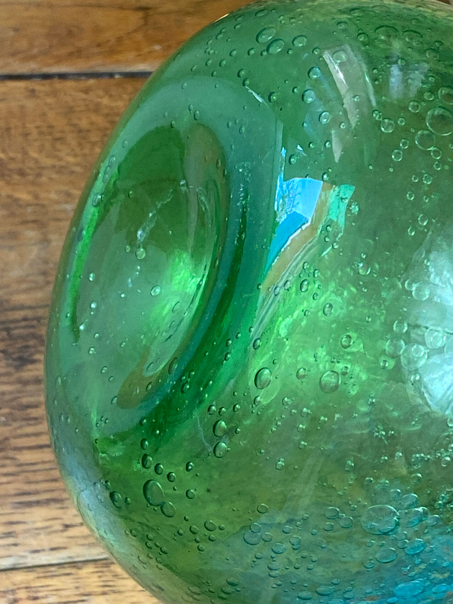Blown glass bubble carafe Biot