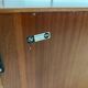 Rosewood Tambour Door Cabinet By Kai Kristiansen For Feldballes