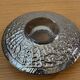 Bougeoir Orrefors Sweden « Discus » steel