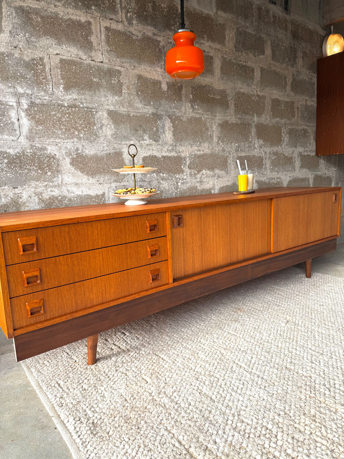 Scandinavian teak sideboard, 1970.