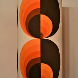 Lamppost sliding psychedelic 70s vintage