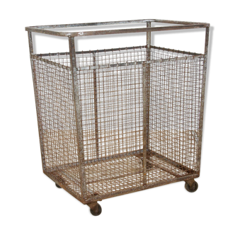 Industrial metal trolley