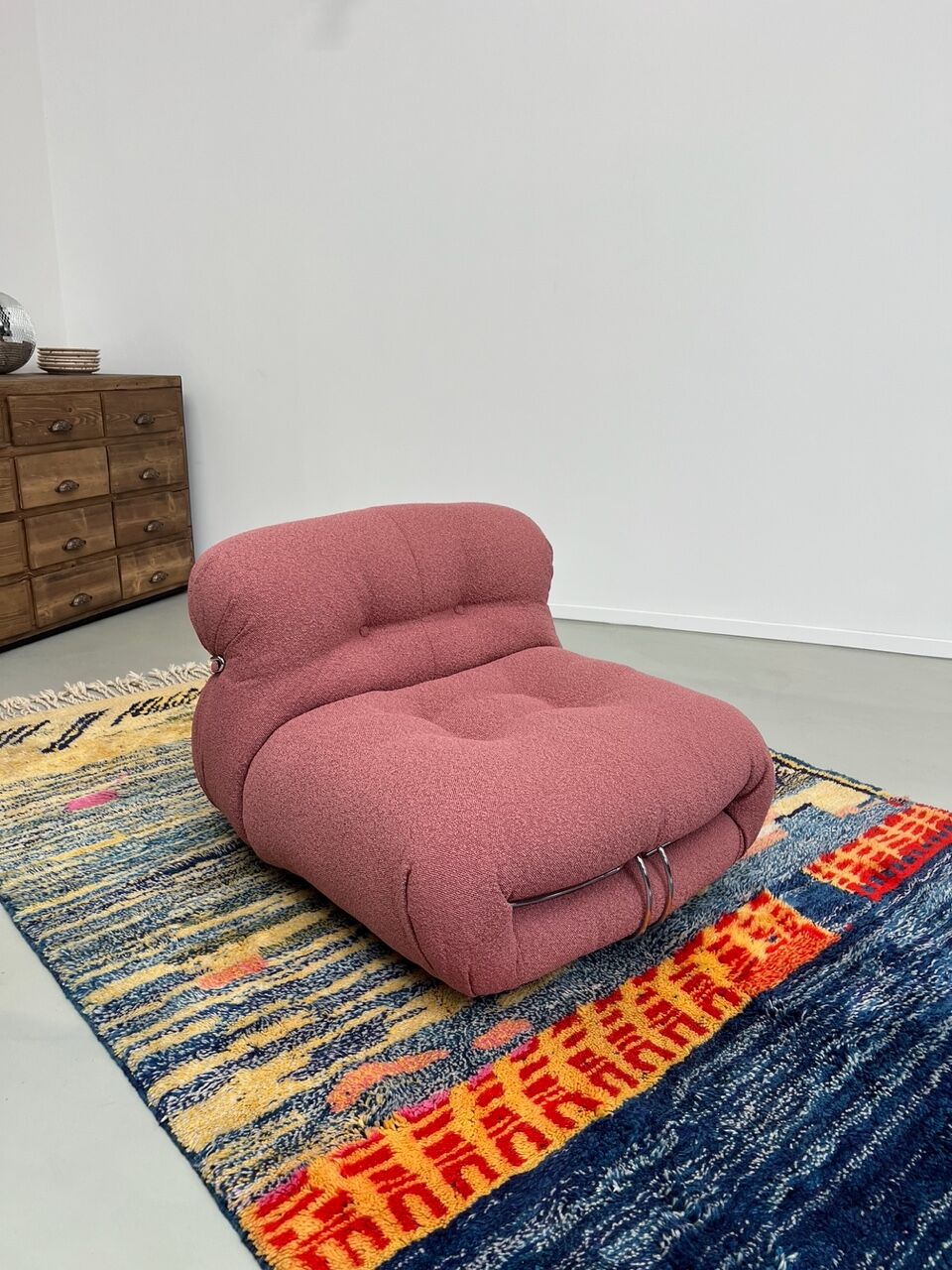 Armchair Soriana Afra and Tobia Scarpa 60s Cassina