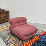 Armchair Soriana Afra and Tobia Scarpa 60s Cassina