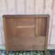 Art Deco headboard in solid oak, 1960, 138cm