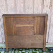 Art Deco headboard in solid oak, 1960, 138cm