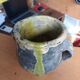 Pot / Jar in smoked and glazed ancient terracotta