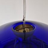 "Bauta" Murano Glass Pendant Lamp by Vistosi, Italy 1980s