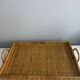 Bamboo wicker tray
