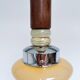 Amber colored Murano glass ceiling lamp from Italy, 1960s