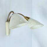Pair of Large Vintage Modular Wall Lights, 50s