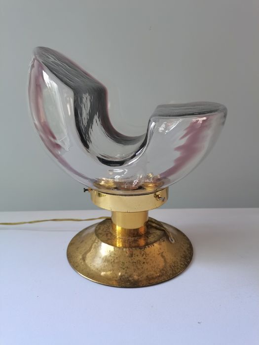 Lampe Italienne en verre Mazzega