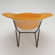 Diamond Chair – Yellow Upholstery - Harry Bertoia