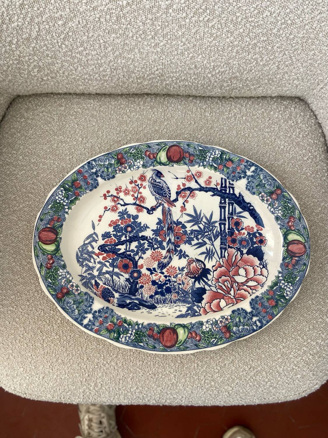 Japanese oval dish