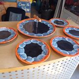 Orange Vallauris cheese set