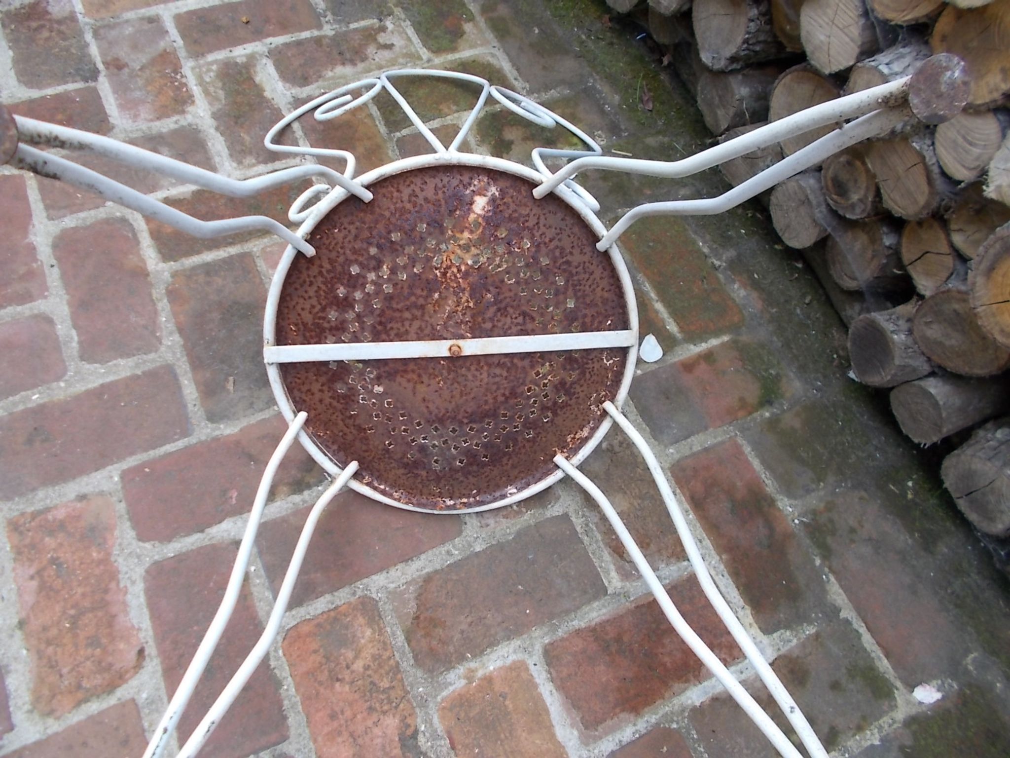 Chaise en fer forgé