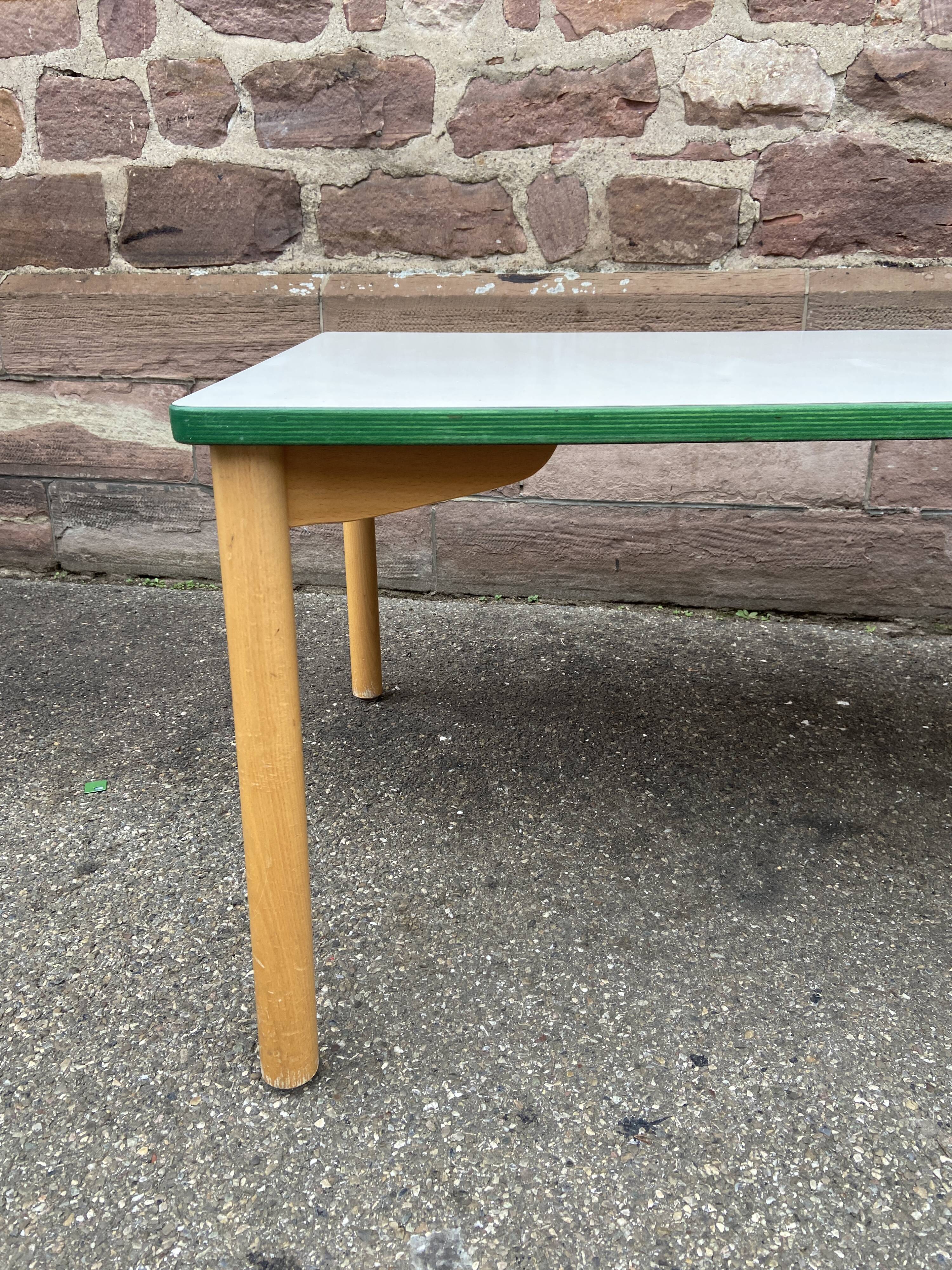 Vintage coffee table 1970 coffee table school book coffee table hiller germany