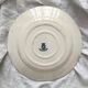 Round ironstone dish "Fougères" Gien late 19th century