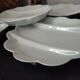 Set of 5 porcelain asparagus plates Lafarge Limoges France