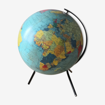Earth globe by George Philippe&Son 1966