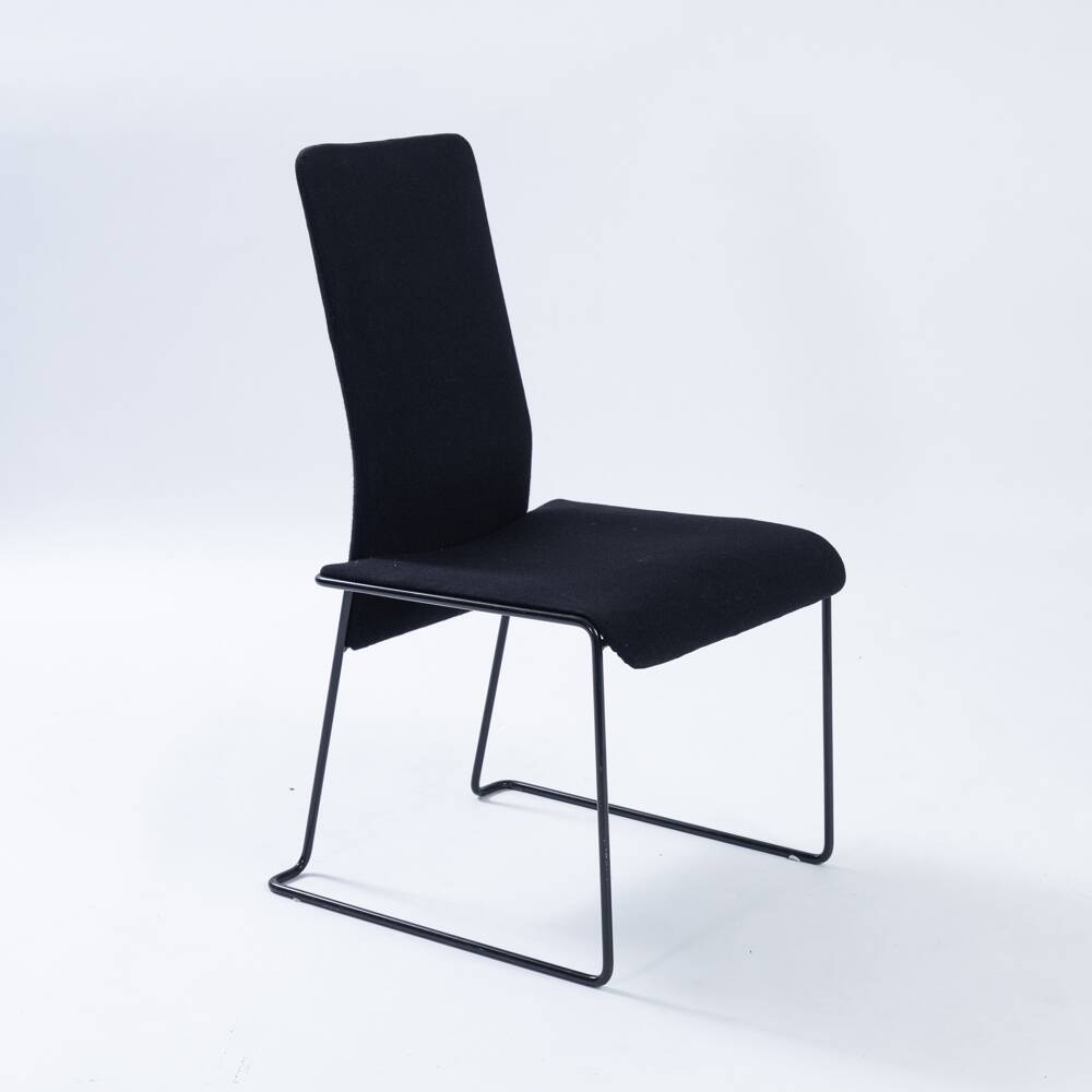 Chaises postmodernes hollandaises Walter Antonis pour Hennie de Jong, années 1980