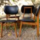 4 chaises scandinaves